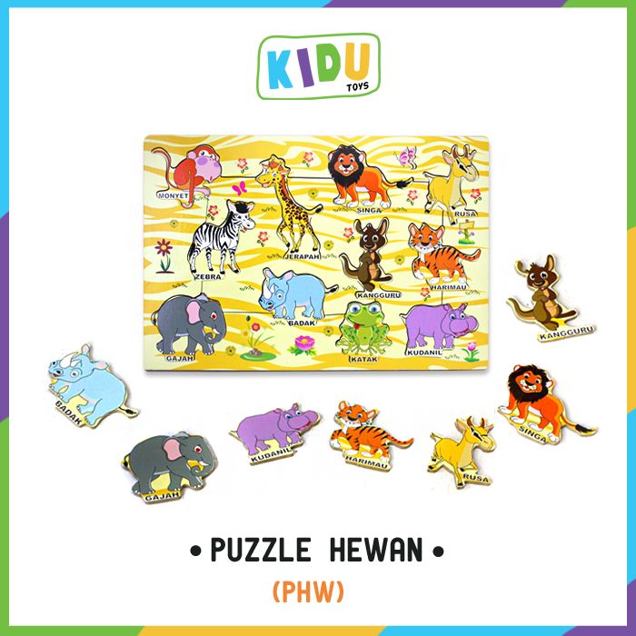 Puzzle Hewan | TOKO MAINAN | MAINAN ANAK EDUKASI | MAINAN ANAK ONLINE